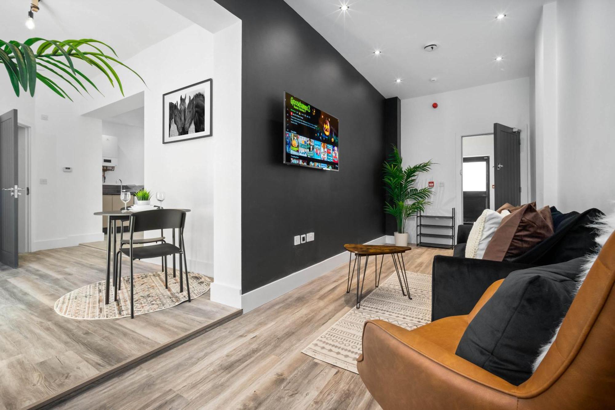 Stylish Apartment - Free Wifi & Netflix - On Street Parking - Double Bed - 49Ag Rowley Regis Dış mekan fotoğraf