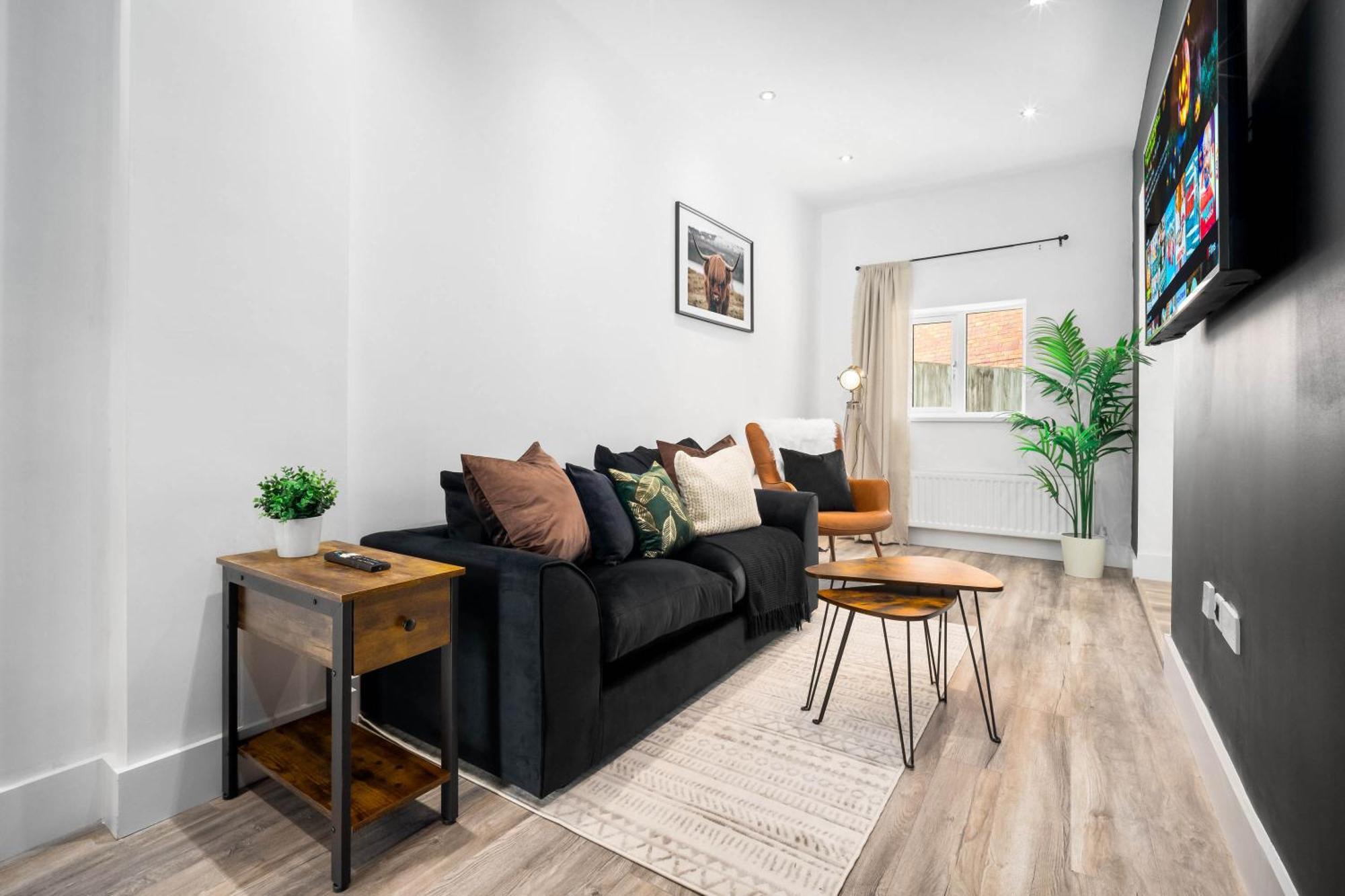 Stylish Apartment - Free Wifi & Netflix - On Street Parking - Double Bed - 49Ag Rowley Regis Dış mekan fotoğraf
